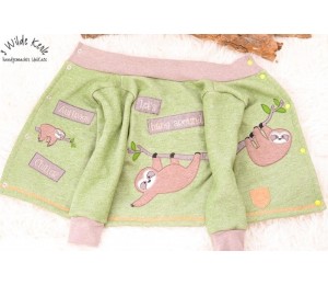 Stickserie - Faultiere Fansenappli